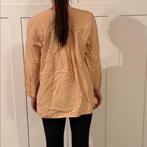 Linen Button-Up Top - Picture 3 of 7